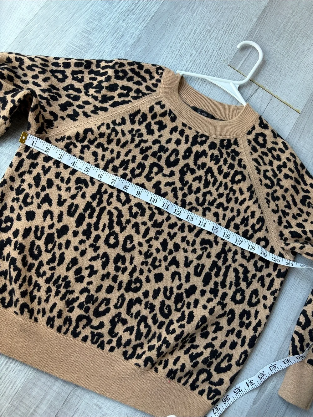 J. Crew leopard print